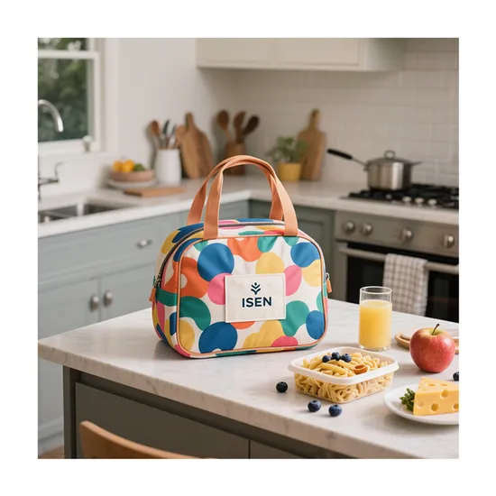 Wholesale Hot Sales 600d Melange Polyester, Portable Tote Custom Cooler Bag Food Cooler Bags Insulated Lunch Bag for Women Men